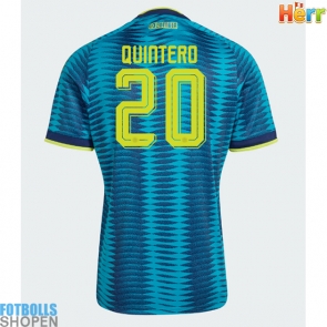 Billiga Colombia Juan Fernando Quintero #20 Bortatröja VM 2026 Kortärmad